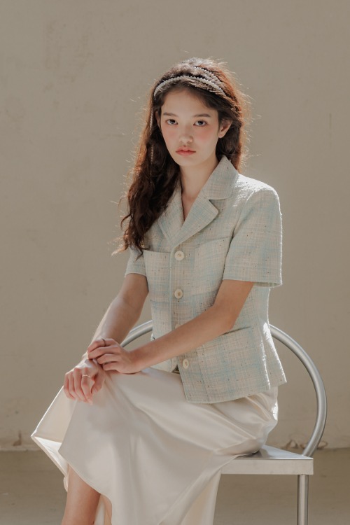 LINEN TWEED LILY [CRYSTAL BLUE] 바로배송